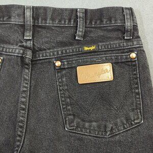 Wrangler Jeans Men's 32x30 Fits 30x29 Black 936 WBK Slim Cowboy Cut Slim Fit